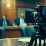 A legal deposition being recorded on video after preparing for a deposition