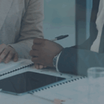 A lawyer helps with witness preparation